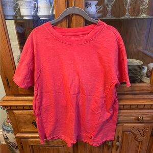 Aerie Women's Short Sleeve Tee - Vibrant Red